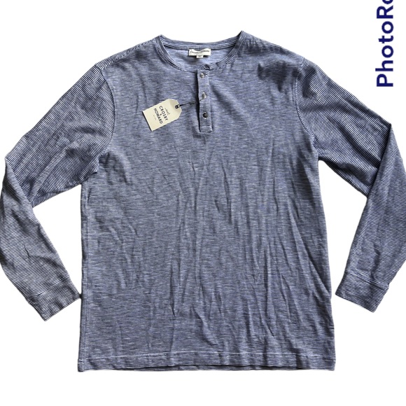 crosby and howard Shirts Nwt Crosby And Howard White And Blue Long